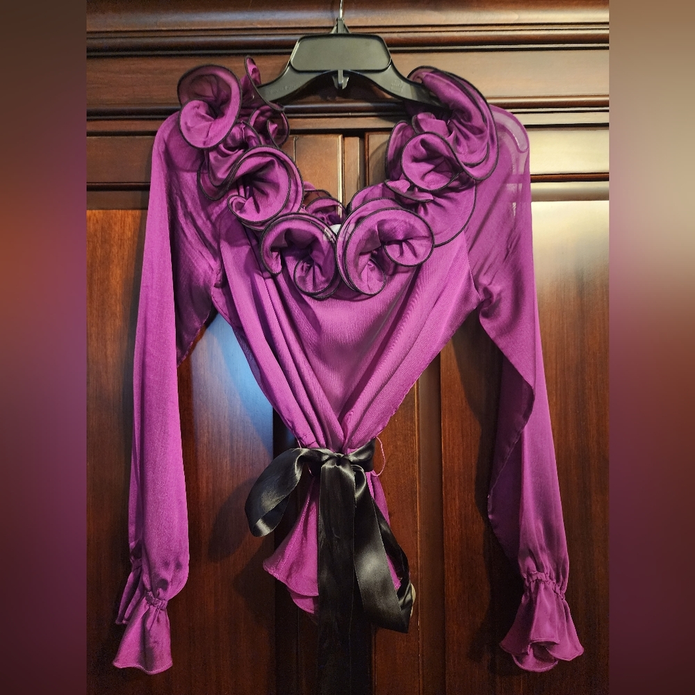 Plum Dress Blouse
